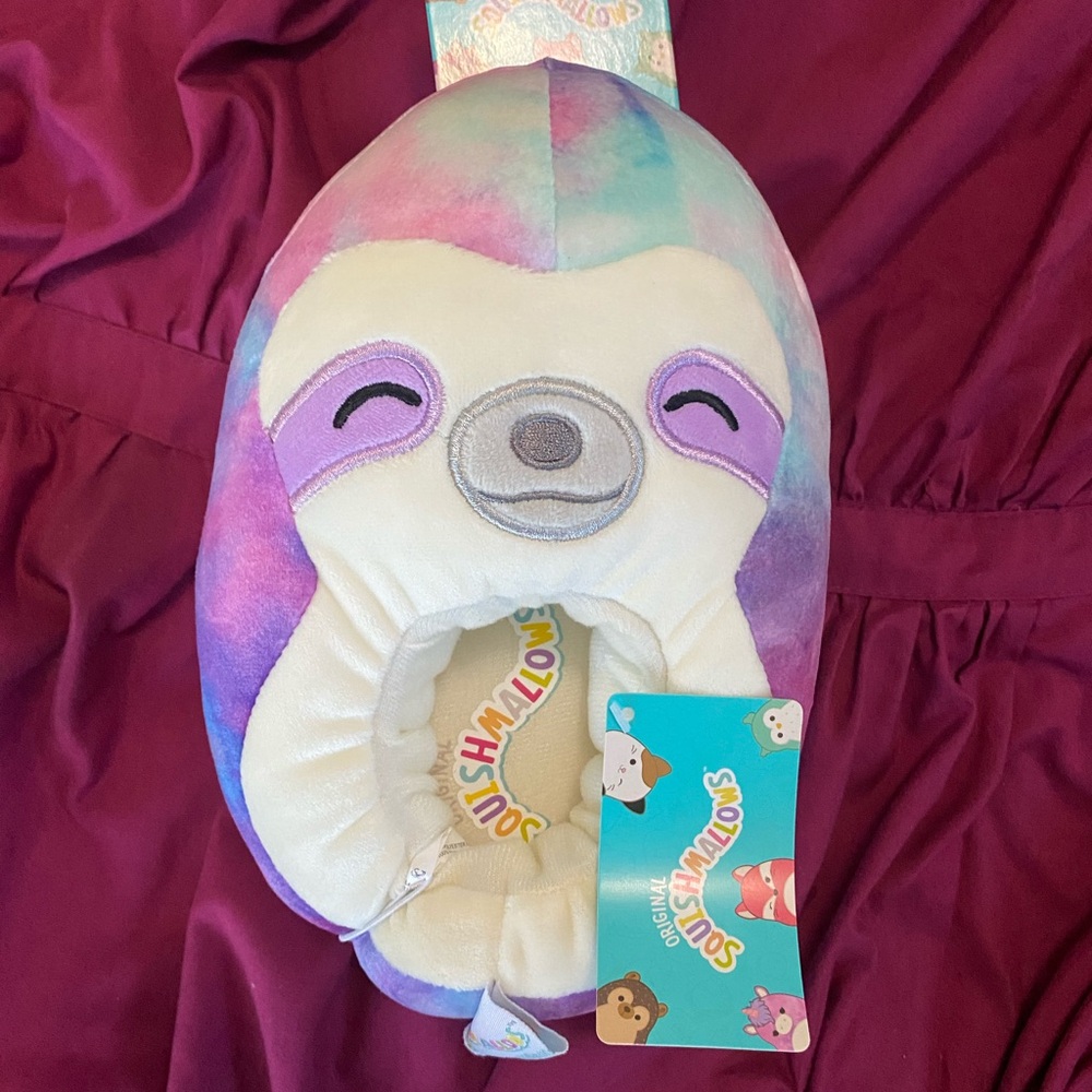 Squishmallows Sloth Slippers